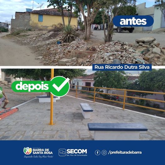 Revitalização do terreno baldio que ficava localizado no bairro Tancredo Neves